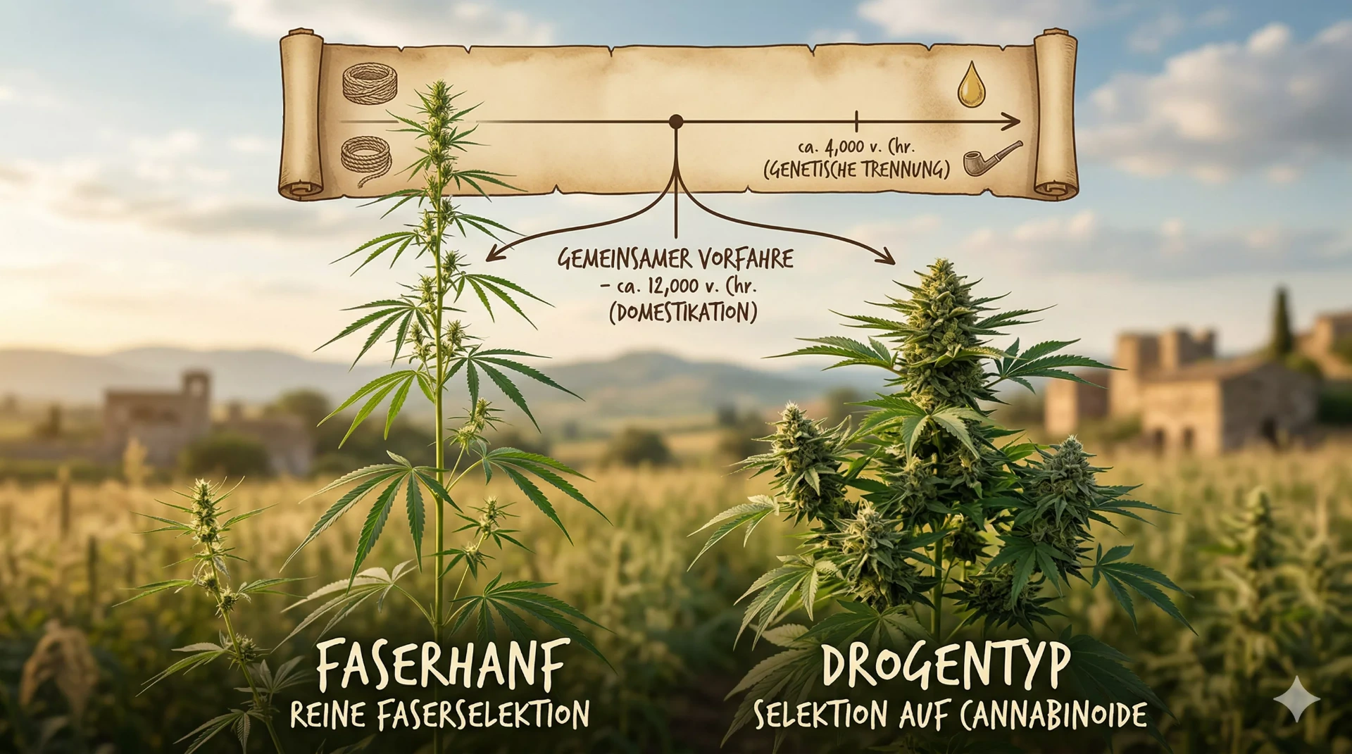 Seit wann gibt es die Cannabispflanze?